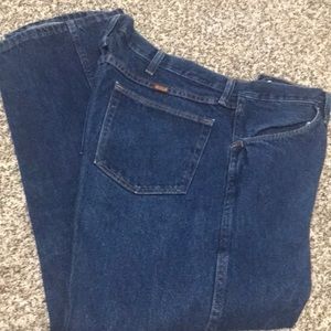 Rustlers jeans.